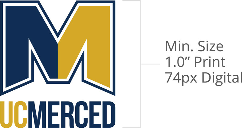 uc merced logo dimensions and clear space