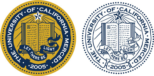 Graphic of UC Merced seals